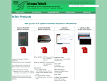 Tablet Screenshot of integrateknik.com